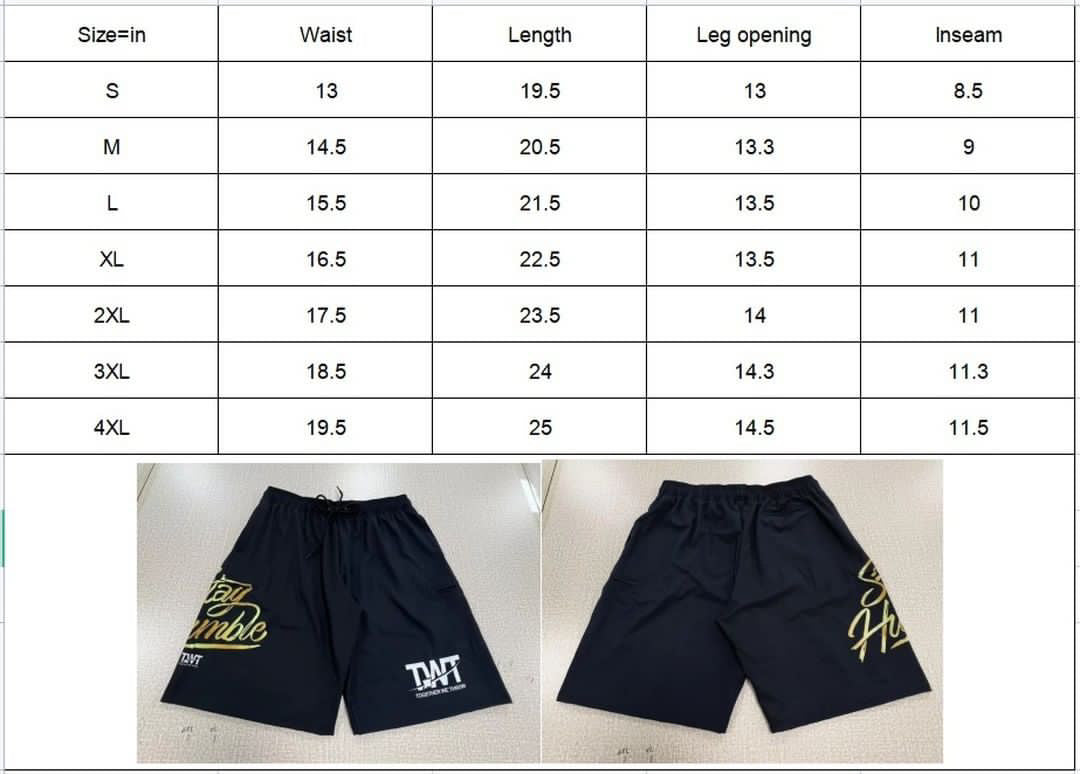 Stay Humble Shorts BLK