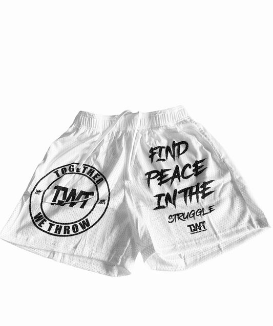Find PEACE Mesh shorts