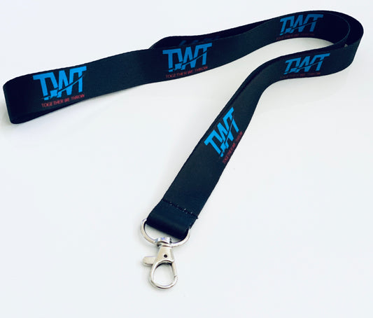 Red and Blue Lanyard
