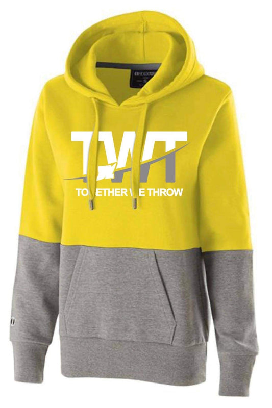 Yellow and Grey Women’s Hoodie